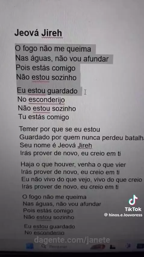Prévia da publicação de janete